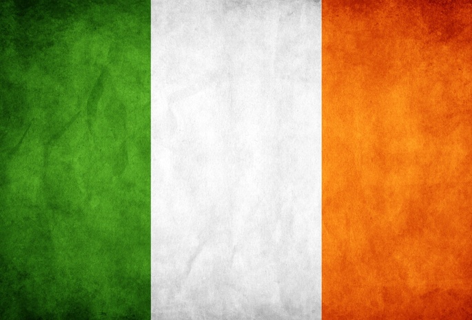 белый, легенды, ирландия, зеленый, Flag, оранжевый, ireland, grunge, основа скандинавской мифологии, старшая эдда, флаг