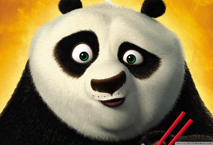 панда, Кунфу, мультфильм, 2