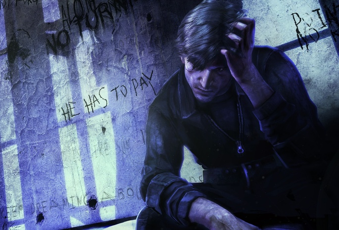 герой, Silent hill downpour, тени, тюрьма, murphy pendleton, главный