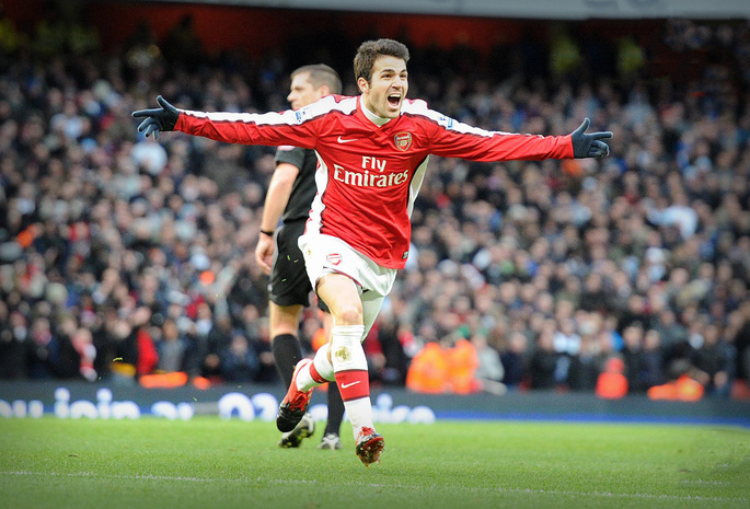 Fabregas, arsenal, premier league