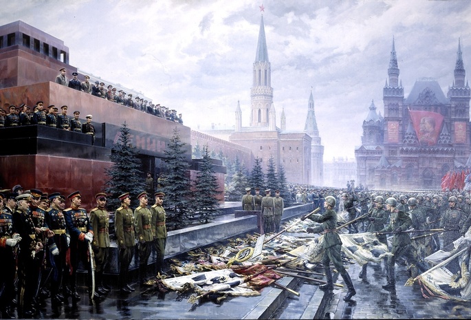 флаги, день победы, солдаты, 9мая, кремль