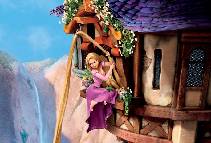 рапунцель, Tangled, принцесса, запутанная история