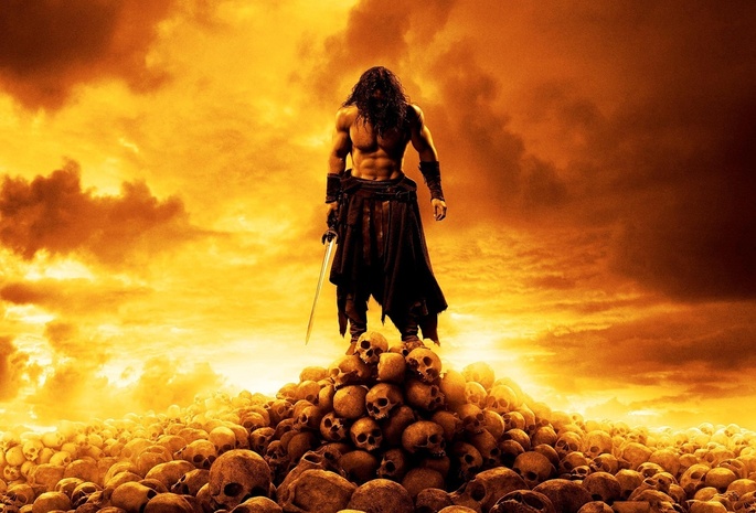 Conan the barbarian, черепа, 2011, конан-варвар