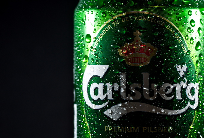 капли, Carlsberg, бренд, пиво, beer, банка