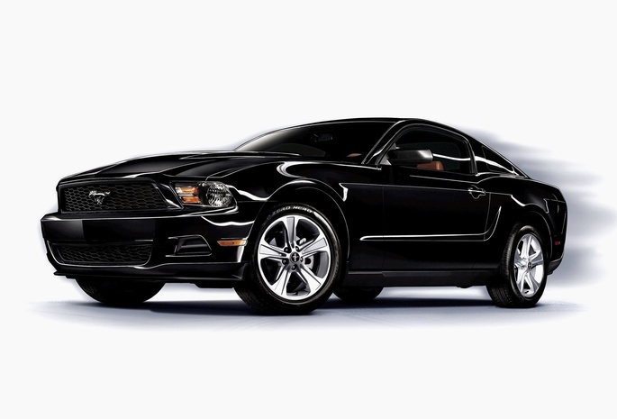 фон, Mustang v6, black