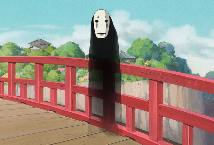 , Spirited away, унесенные призраками, безликий, миядзаки