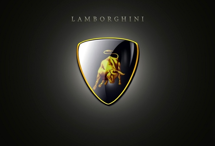 lamborghini, фон, Марка, отражение