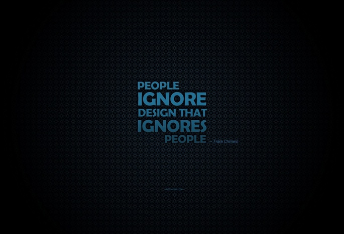 frank chimero, people ignore designe, Дизайн