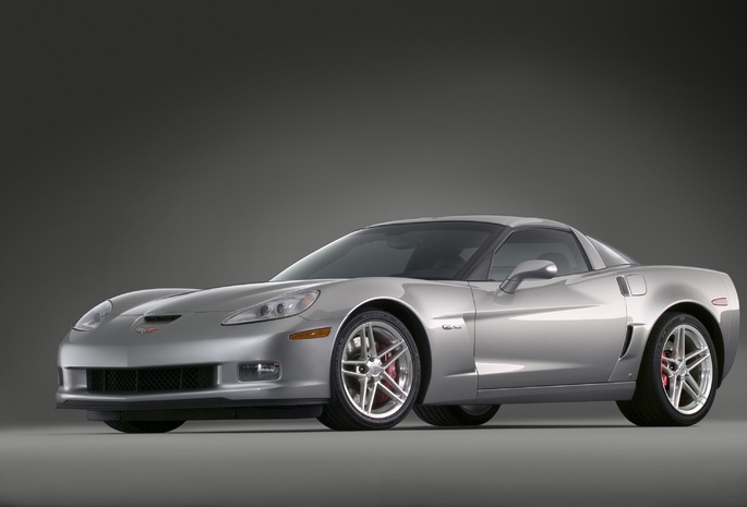 z06, Corvette, silver