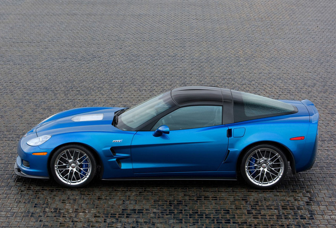 синий, zr1, Corvette