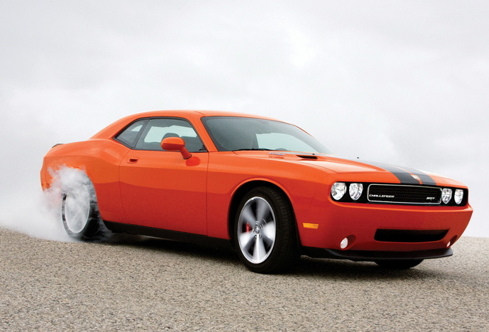 Dodge challenger, пробуксовка, car