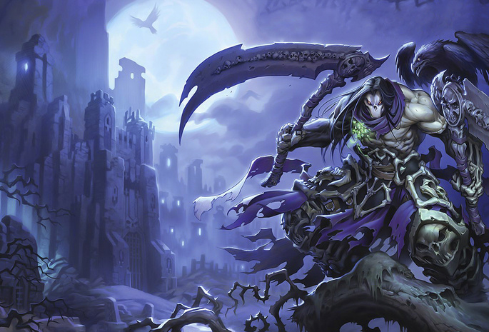 Darksiders 2, death, rider, смерть