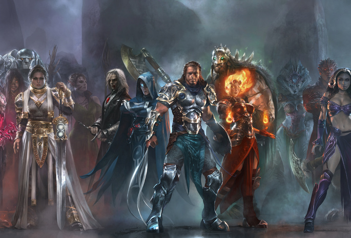 wizards of the coast, elspeth, nissa, tezzeret, Planeswalkers, sarkhan vol, sorin markov, karn