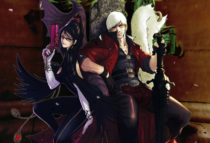 Bayonetta vs dmc, yukikaseni, dante, games, devil may cry, guns & swords, slayers in company