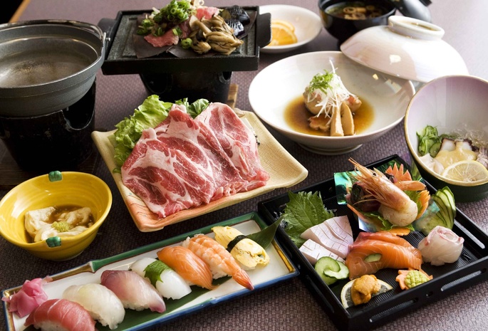 Япония, суши, рыба, еда, кухня