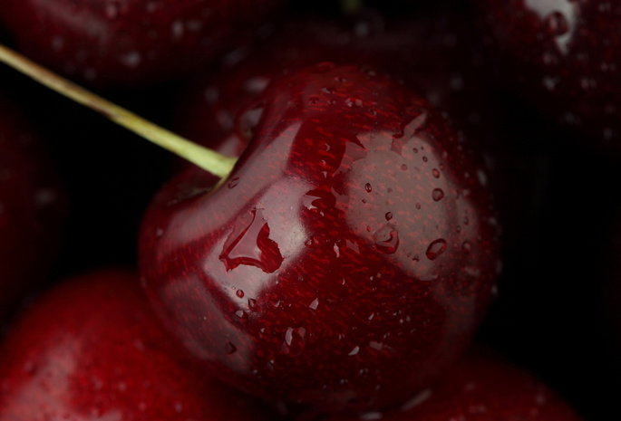 food, fruit, Черешня, еда, macro, макро, капли, cherry, вода, фрукт