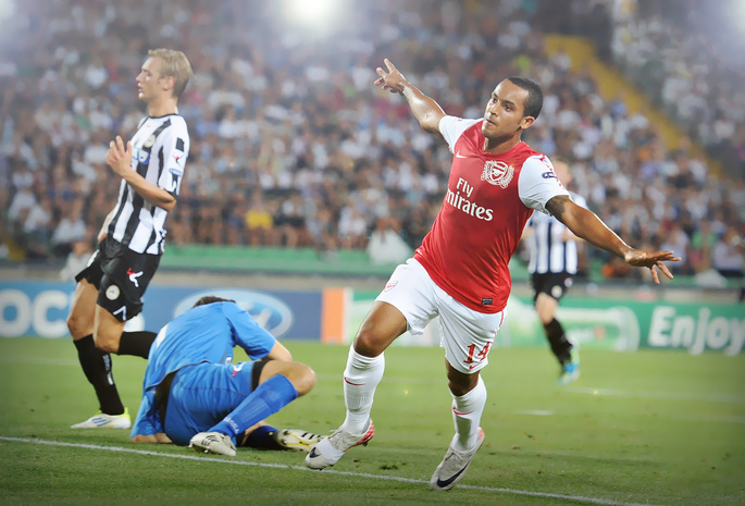 soccer, футбол, football, walcott, Theo, arsenal, арсенал, champions league