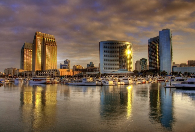 california, San diego, sunrise