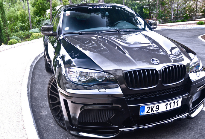 тюнинг, диски, hamann, номера, Bmw x6, карбон