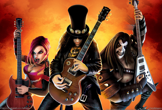 рокеры, Guitar hero 3, гитар хиро, гитары, игра