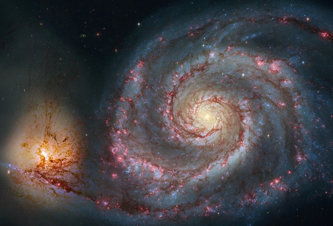галактика, спиралевидная, Космос