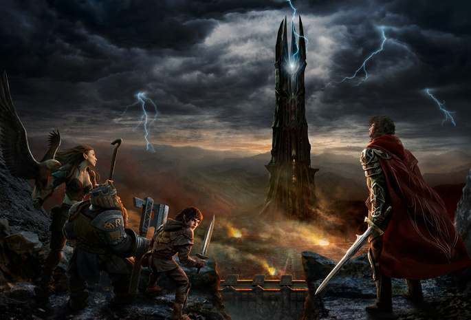 властелин колец, rise of isengard, The lord of the rings, крепость