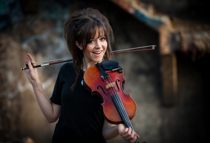 Lindsey stirling, линдси стирлинг, скрипачка, красавица