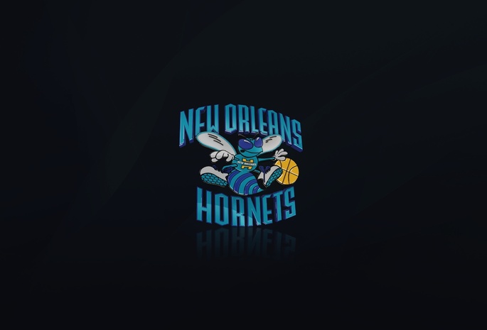 New orleans, nba, синий, черный, баскетбол, новый орлеан