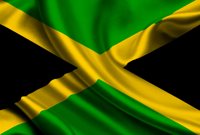 Jamaica, Satin, Flag