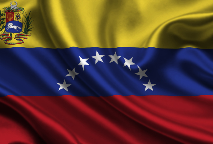 Venezuela, satin, flag