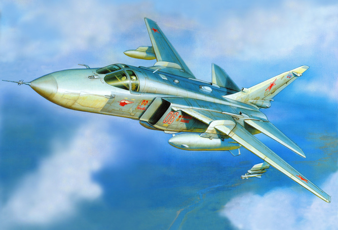 Су-24мр, рисунок, арт