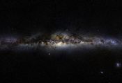 галактика, Млечный путь, панорама, космос
