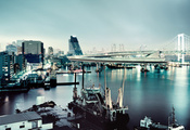 токио, радужный мост, Tokyo, япония, rainbow bridge