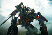 Transformers 2, the movie, optimus prime, forest battle, revenge of the fal ...