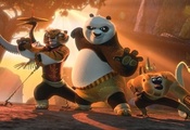 по, Кунг-фу панда 2, неистовая пятёрка, kung fu panda 2