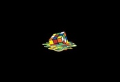 Кубик рубика, цвета, плавление