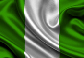 nigeria, satin, flag