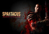 воин, Spartacus, гладиатор, сериал спартак, песок и кровь