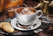 cappuccino, coffee