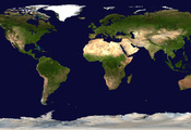 Карта, мир, географическая, география, материки