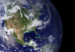 небеса, атмосфера, multi, широкоформатные обои, луна, Космос, dual, планеты, планета, 3200x1200