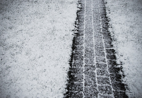 след, снег, протэктор, колеса, Зима