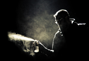 боксер, свет, creative wallpaper, Mohammed ali, спорт, темный фон, чемпион