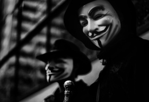 v for vendetta, обои, чб, v значит вендетта, маска, Фото, персонаж, фон, фильм