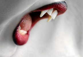 вампир, оскал, Рот, зубы