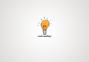 мысли, Лампочка, надпись