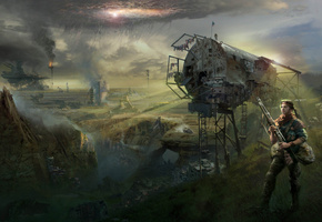 Технотьма, цикл романов, постапокалипсис