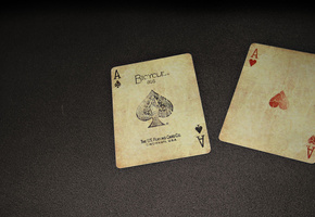 пики и черви, минимализм, Карты