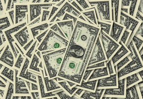 деньги, количество, один, достоинство, купюры, доллар, Фон