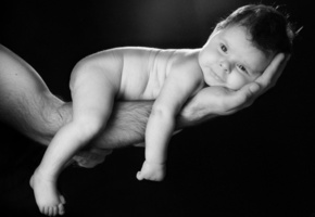 Малыш, поза, рука